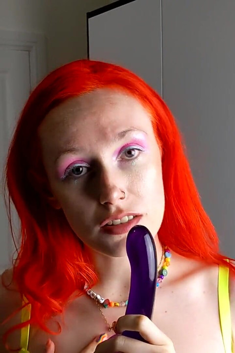 Spit Drenched Tease - Wet and Messy