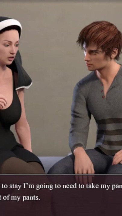 Who fucked the nun? The nun cums again and again  last epidemic game | Clip 2