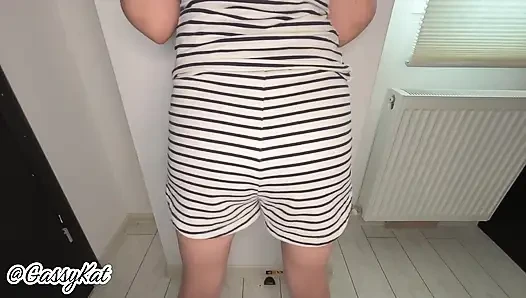 im schlafanzug, buttcrack