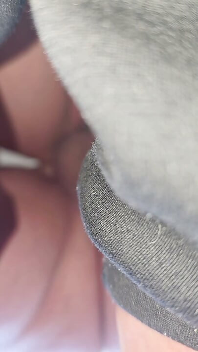 A POV of a vagina getting fucked hard doggystyle