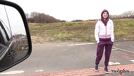 Russian superslim runner discover Alladin on a magic carpet