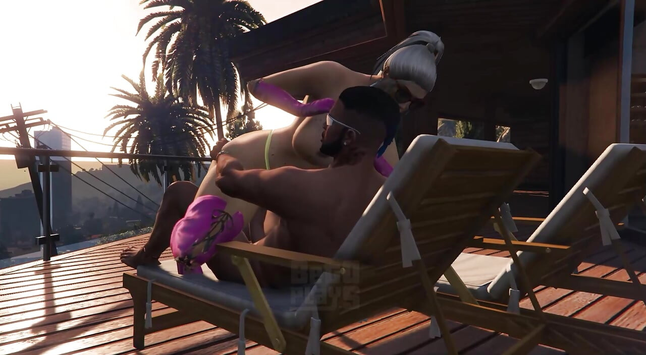 GTA V Franklin Clinton x Premium Pink Boots Lady (3D Animation) (FULL)