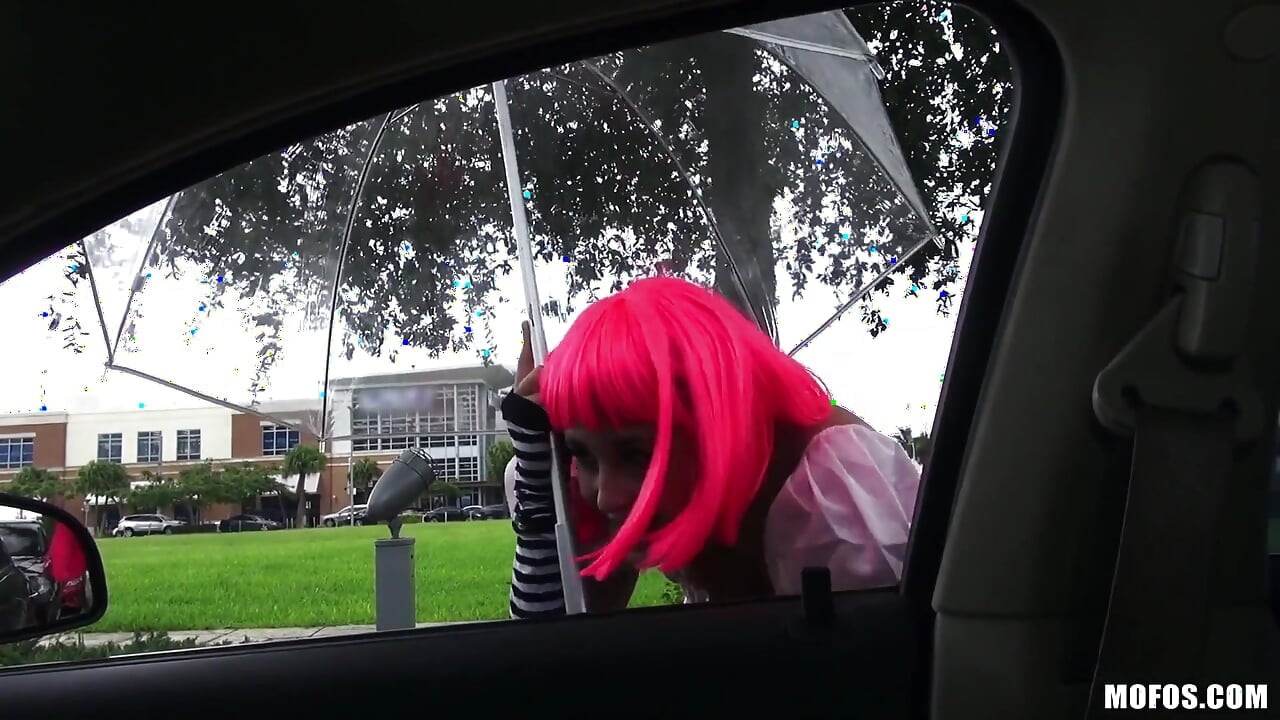 Stranded Teens - Brunette Natalie Monroe Sucks Bruno & Takes a Big Sweet Ass Pounding After He Pulls Over in a Car