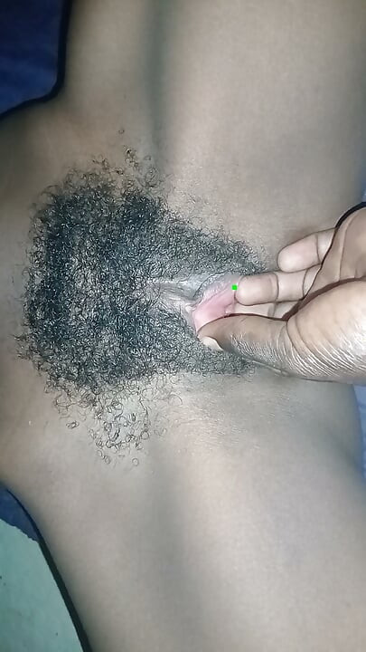 Skinny girl friend spreading her hairy pussy to make my hard cock fuck her.