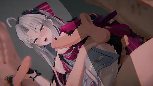 =Titreyen dalgalar= Carlotta'nın "mafya skandalı": anal, bağlı heiress, bakış açısı sandviç dp ve çifte (4k)