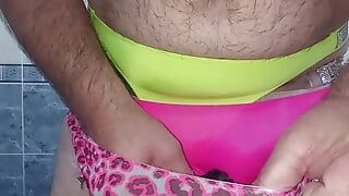 Wife panties cumming