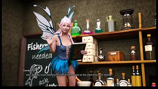 Lust academy #8: faith gave me a massage, Adelle is almost nude at the club