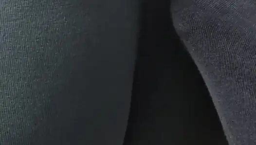 Stranger With Huge Erection Ejaculate In Subway Train On Random Girl's Tights