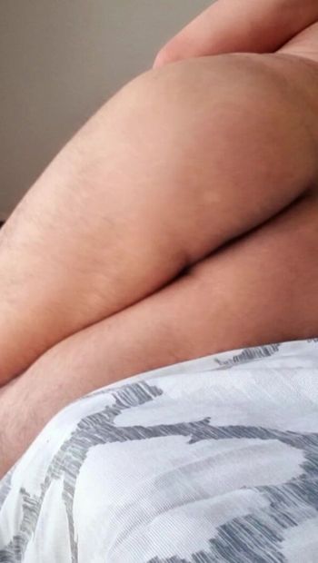Big horny ass guy really wanted to get fucked by hard cock on bed without condoms