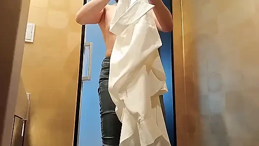 Zieht Ihre Unterwäsche Aus Und Zieht Skinny Jeans Und Shirt an