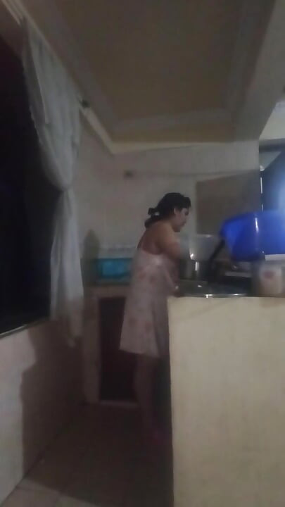 The Boss Comes Into the Kitchen to Fuck Me, His Cock Excites Me