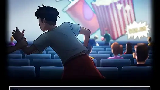 Yaz mevsimi efsanesi: üvey erkek kardeş sinemada üvey kız kardeşini parmaklıyor