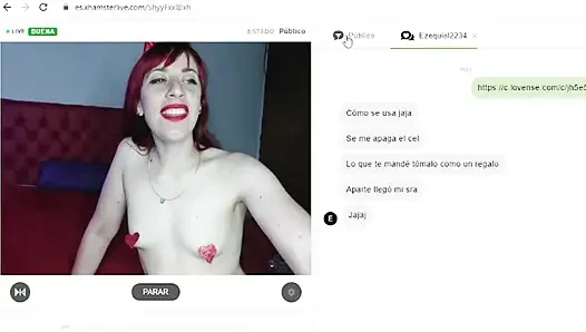 Shyyfxx heiß und verspielt bei unserer live-Valentinsparty teil 2