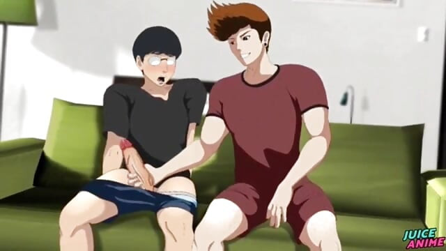 School friends romance at house after school
