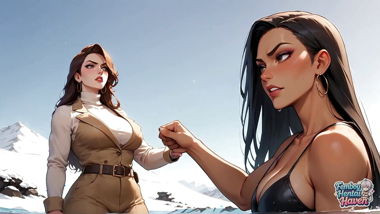 Величне, сніжне заняття любов'ю з супер-парною трансвеститною фембоєм на вершині гори - найкраще х порно!