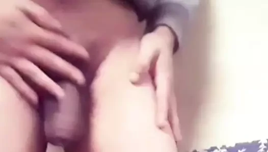 Boy masturbating hard