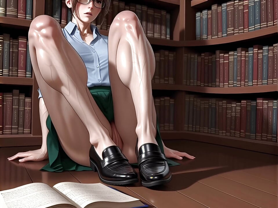 成熟的女性圖書館員