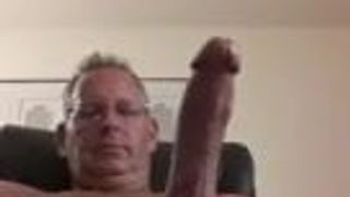 Big daddy cock with a big load