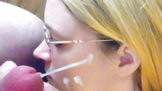 Emily’s cum facial collection
