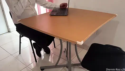 "When you don't meet your sales goals and your boss calls you into his office..."