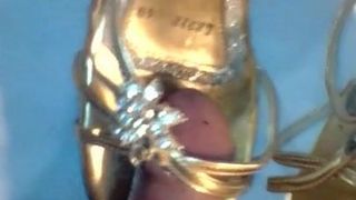 Sandalias doradas shoejob Golden heels