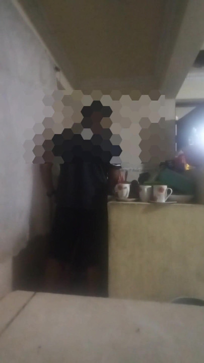 Stunning moment from "Maid fucked in the kitchen (almost discovered by my wife)"