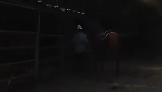 Cowgirls fucking nasty cowboy outdoor