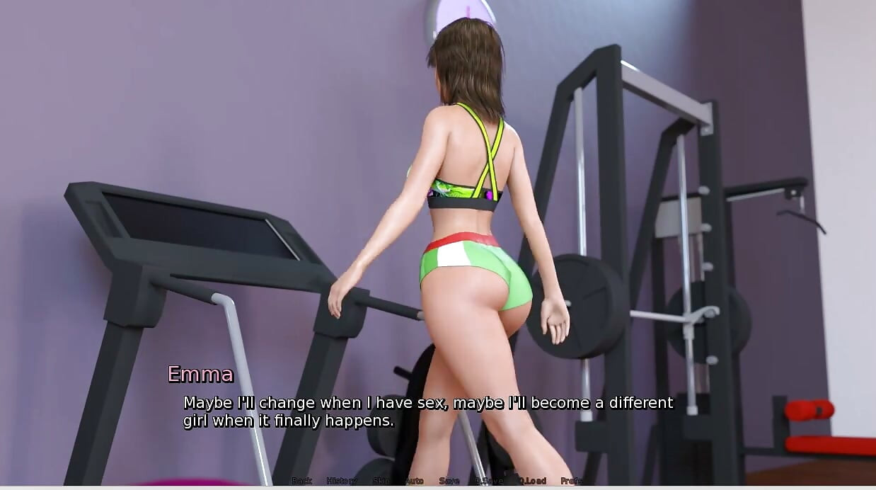 Laura Lustful Secret - Gameplay - Roleplay - Γυμναστήριο - Squat με Αναπηδώμενο Κωλάκι και Πειράγματα στον Προπονητή