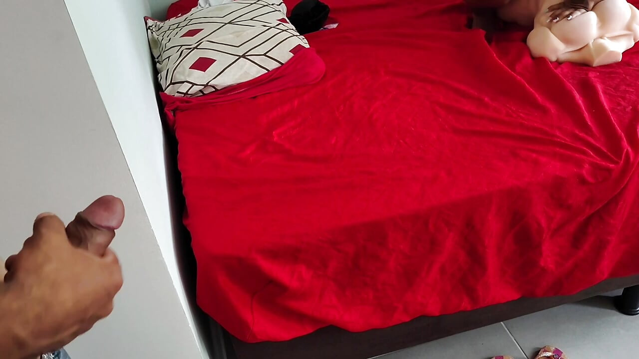 stepdad caught his midget stepdaughter masturbating with her mother's sex doll