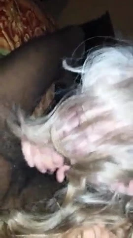 Gray hair Granny sucking BBC PT 2