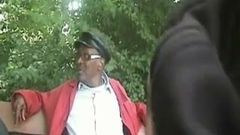 Black Guy Flashes Older Black Man