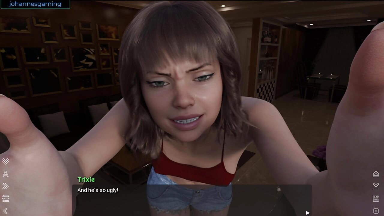 No place like home - she wants me to pay her to touch her boobs