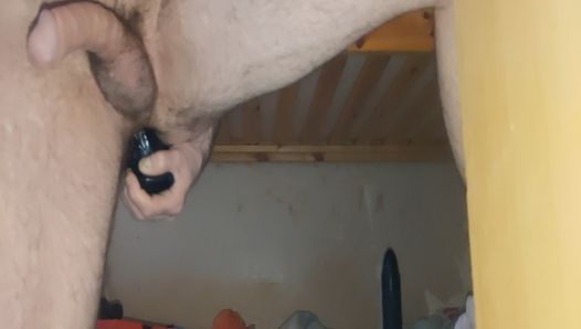 Martin84bi is filling his asshole with a 20cm BBC dildo