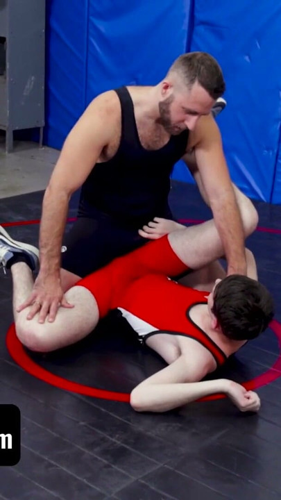 Coach Joel Someone Teaches His New Wrestling Student Dakota Lovell Some Dirty Moves - Varsity Grip | Clip 1