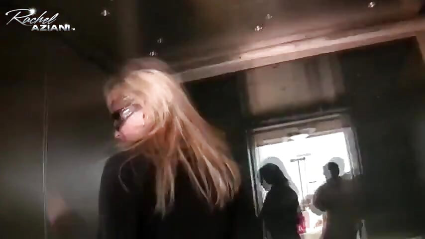 Rachel masturbates outdoors
