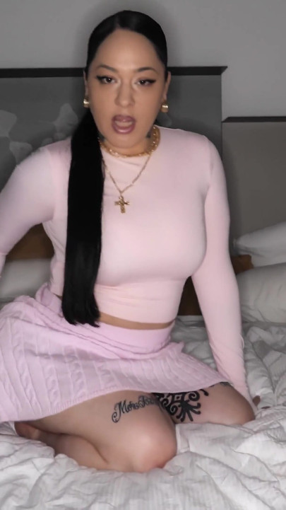 Latina Freak Eats Ass and Worships My Feet