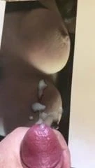 Slowmotion cumtribute to wife