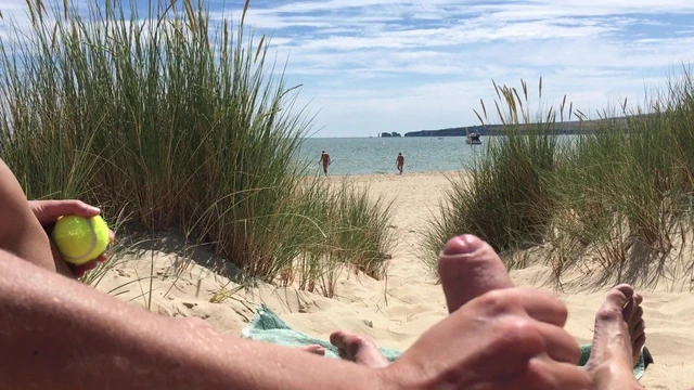 Hand job at The beach