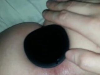 Gros plug anal noir, Hart Reingetrieben