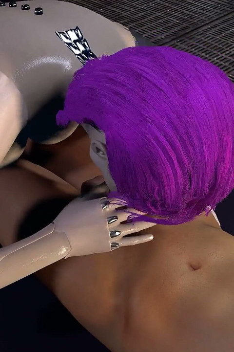 Sexy Robot Girl Gives Full Service
