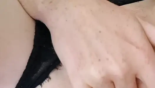 Close Up Fingering And Stretching My Hairy Pink Pussy