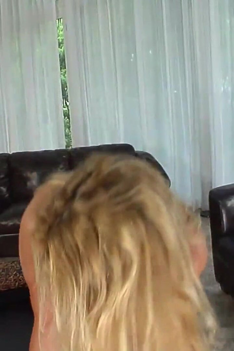 Stunning blonde with big boobs fucked hard