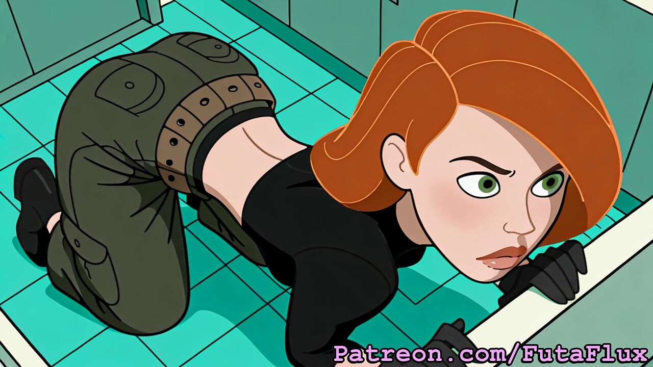 Futanari Kim possível se masturbando, gozadas, auto-chupando