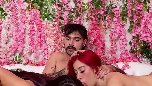 Pink Room Ep.33: Horny Latina Sluts Zoey and Jessica Love Cock