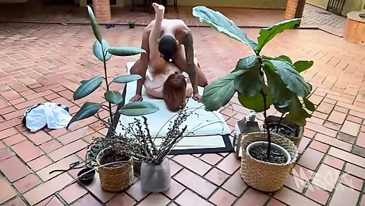 She Wanted to Relax and a Nice Surprise Massage with Everything She Likes