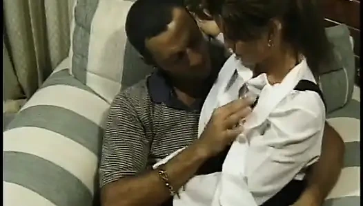 Hot Brunette Loves to Feel a Big Cock in Her Wet Tight Slit