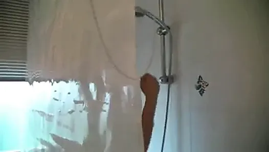Amateur blond wife ass fuck in the shower