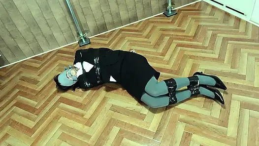 The Targeted Office Lady Was Tied up with Tape