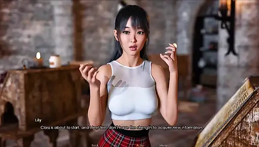 Lust academy #4 we saw Victoria's big boobs, I want to fuck Samantha