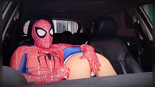 HORNY OTAKU GIRL IN HUGE ASS AND TIGHT PINK PUSSY GETS FUCKED BY SPIDERMAN